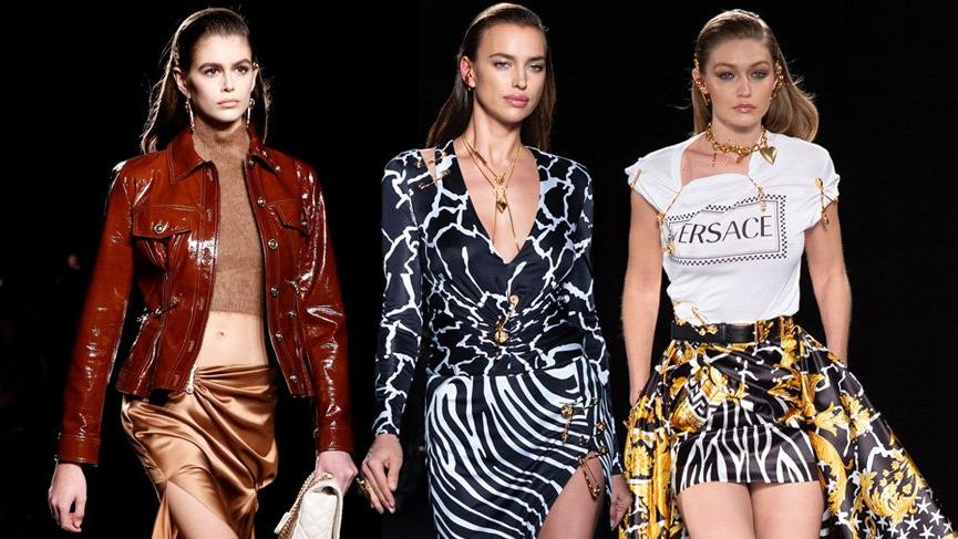Versace satıştan sonra ilk defilesini gerçekleştirdi