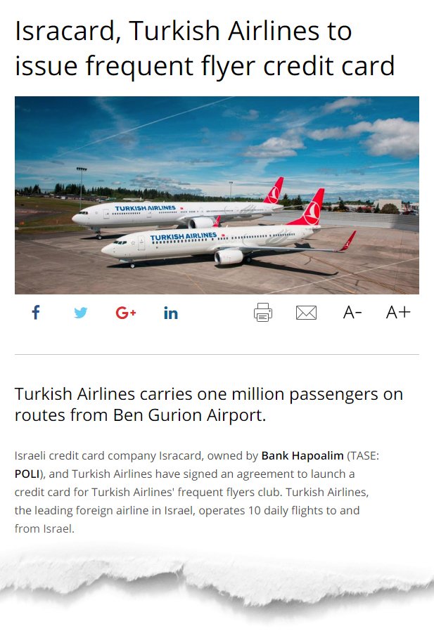 THY ile İsrail bankası ortak uçuş-kredi kartı için anlaştı THY ile İsrail bankası ortak uçuş-kredi kartı için anlaştı