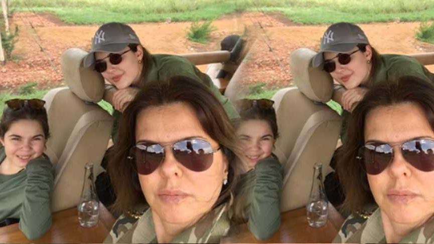 Sosyetik güzel Öykü Osma Karadeniz, Afrika’da