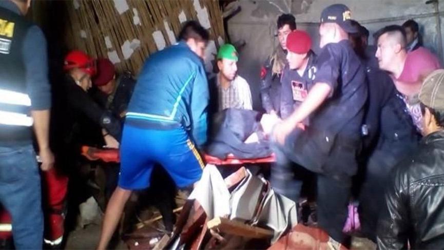 Peru’da otel duvarı çöktü: 15 ölü