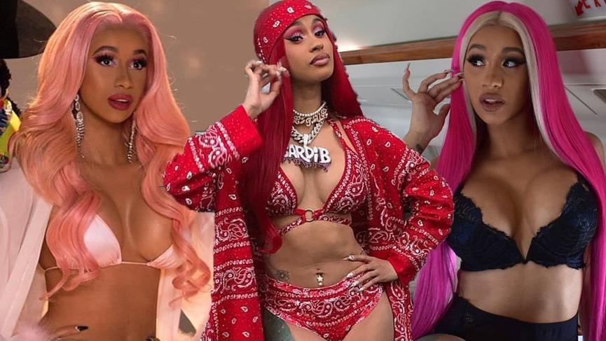 Cardi B’nin şaşırtan saçları
