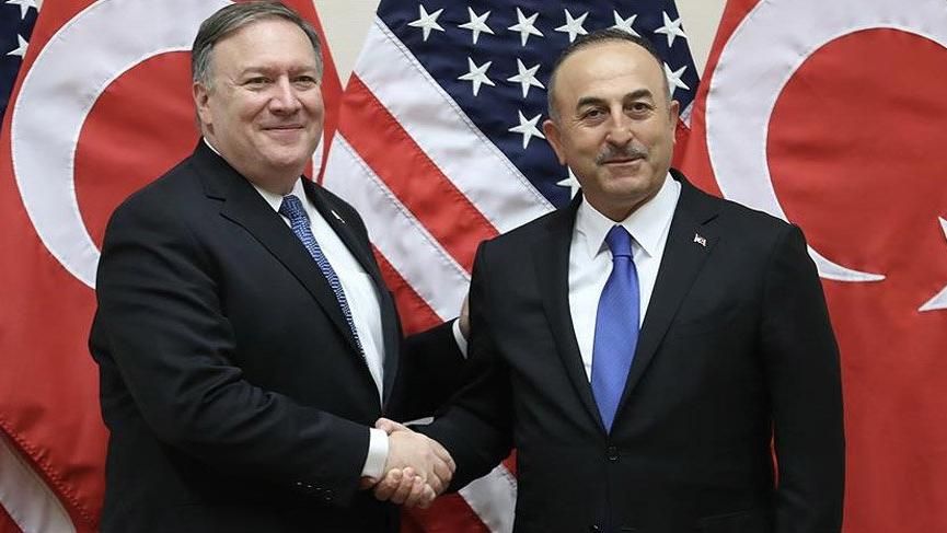 Çavuşoğlu, Pompeo ile görüştü
