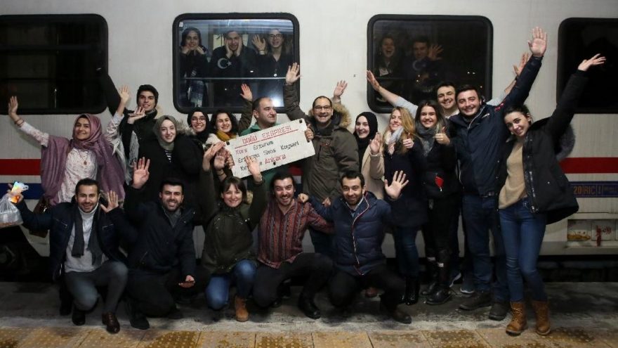 Girişim ekspresi yola çıktı