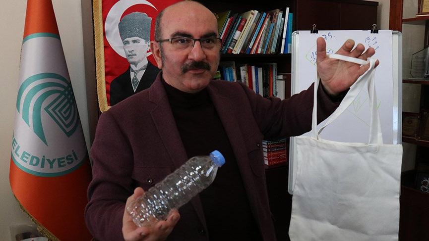 Pet şişe getirene bez torba hediye!