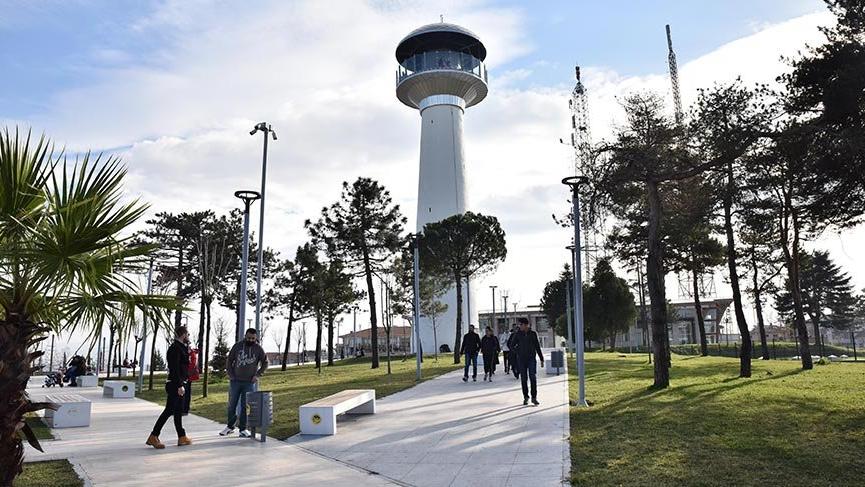 Seyir terasına dönüştürülen su deposu