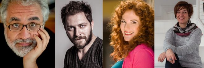 Soldan sağa: Ümit Ünal, Alican Yücesoy, Derya Alabora ve Gaye Boralıoğlu