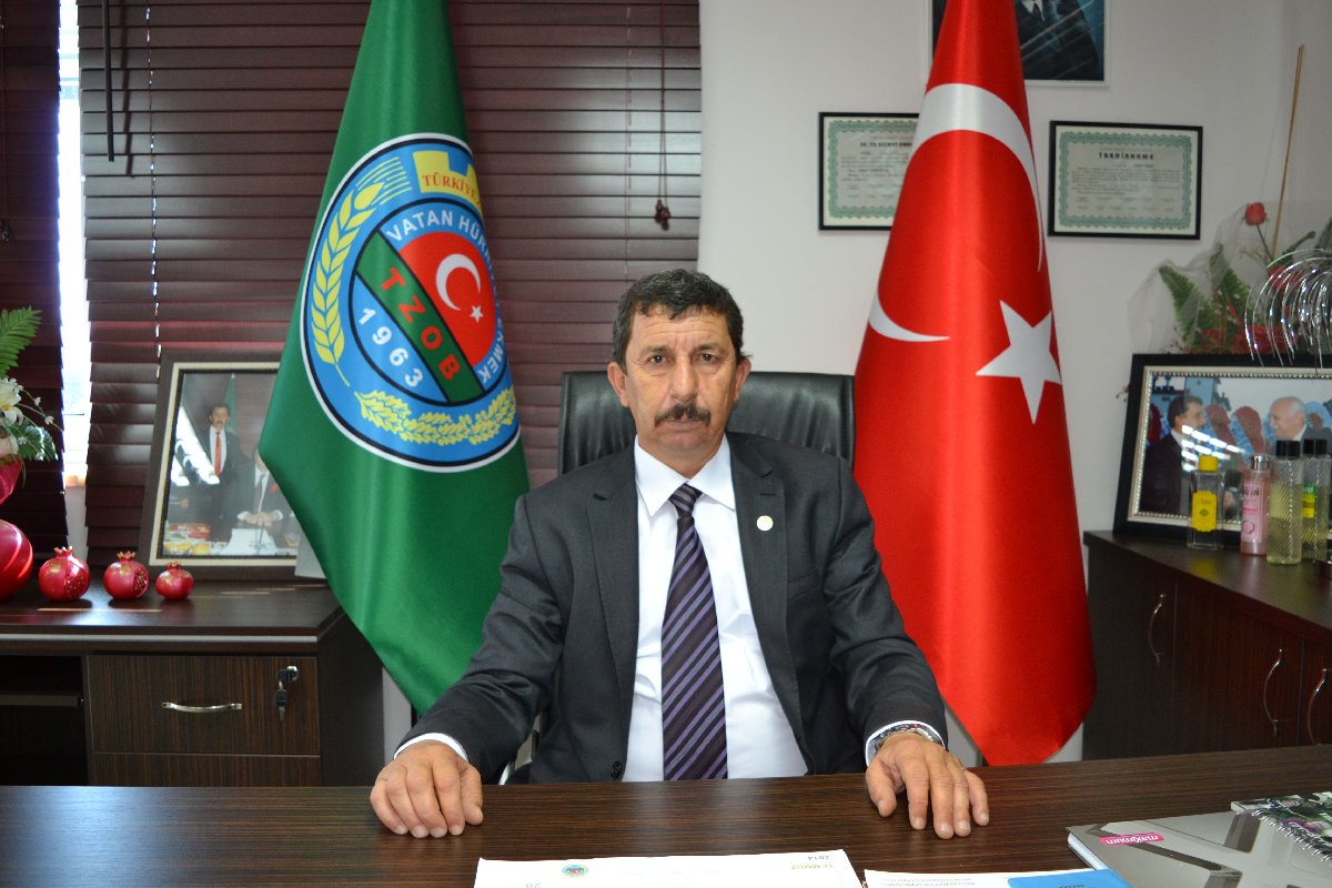 Finike Ziraat Odası Başkanı Halil Sarıçobanoğlu