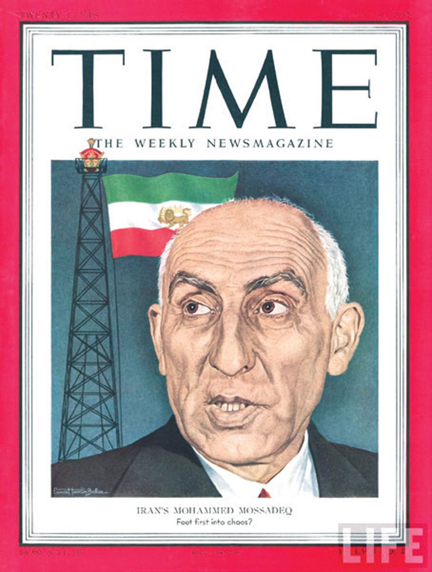 Muhammed Musaddık, 1951'de ‘Yılın Adamı' olarak Time dergisine kapak olmuştu.