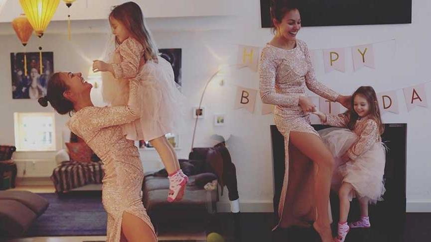 Meryem Uzerli’nin kızı Lara 5 yaşına girdi