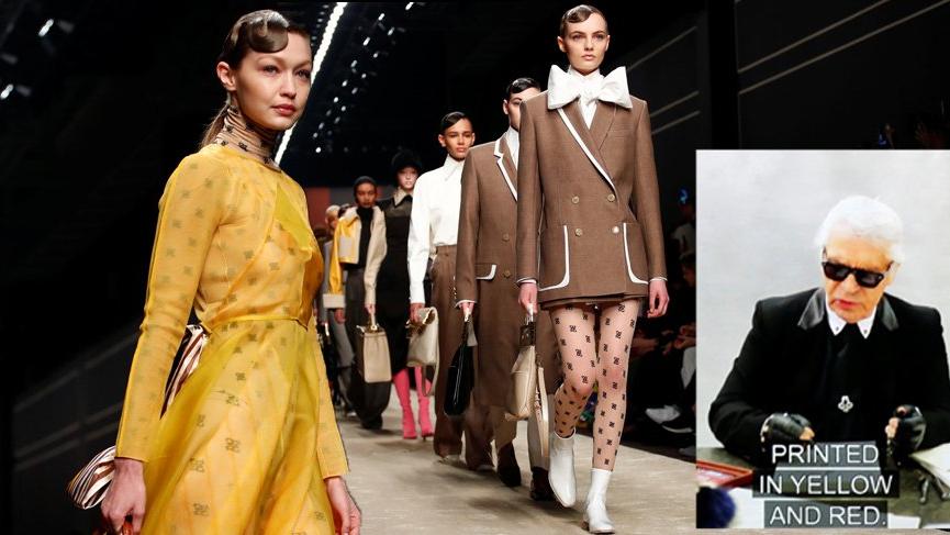 Karl Lagerfeld’in elinin değdiği son Fendi defilesi gerçekleşti