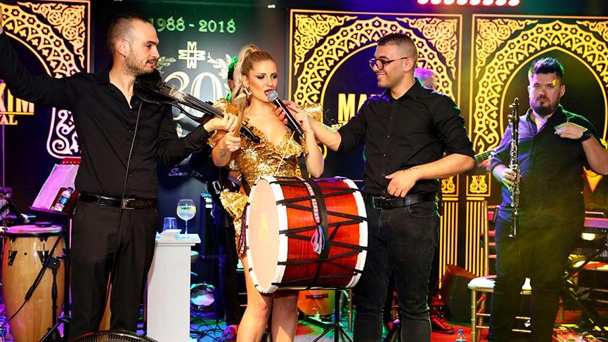 Gökçe Kırgız’dan davul şov