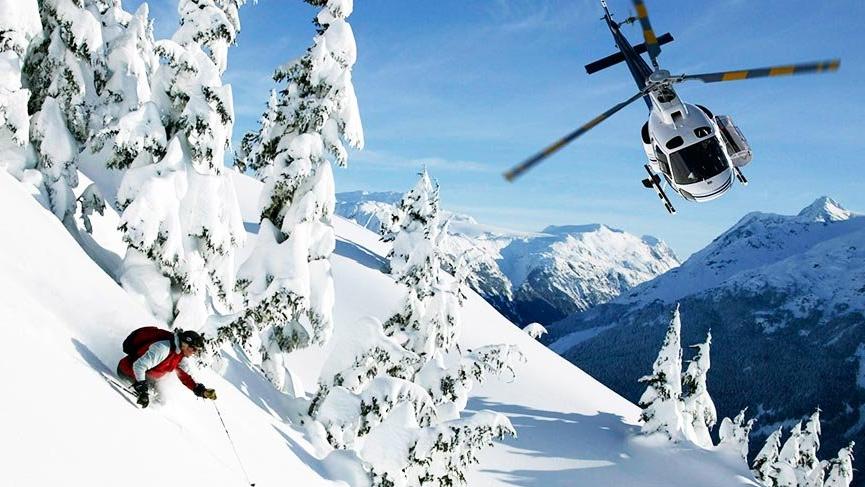 Sadece Kaçkar Dağları’nda yapılan Heliski heyecanı
