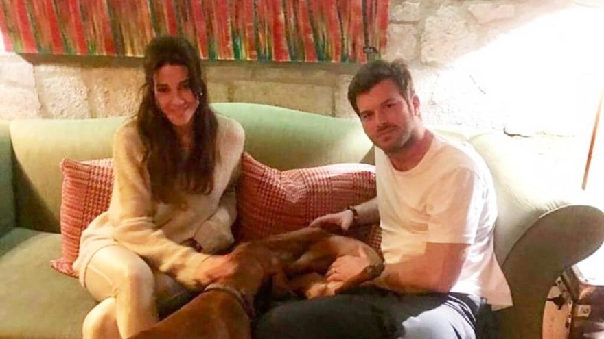 Kıvanç Tatlıtuğ ve Başak Dizer evlilik yıldönümünde depreme yakalandı