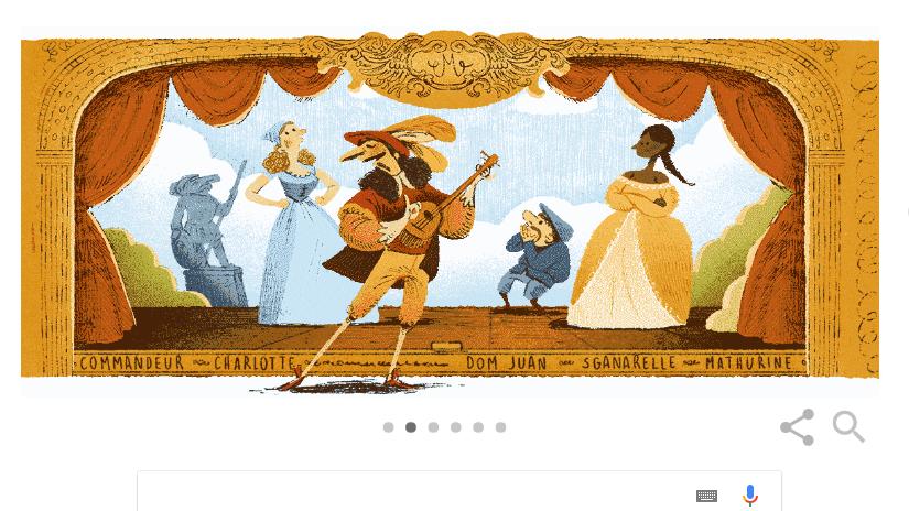 Molière kimdir? Google, Fransız yazar Molière’i Doodle ile andı!