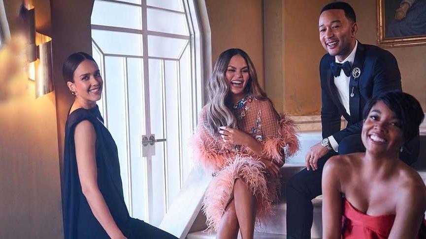 Ünlü isimler Vanity Fair Oscar Partisi’nde özel pozlar verdi