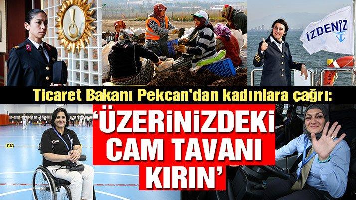 ‘Üzerinizdeki cam tavanı kırın’ (8 Mart Dünya Kadınlar Günü)