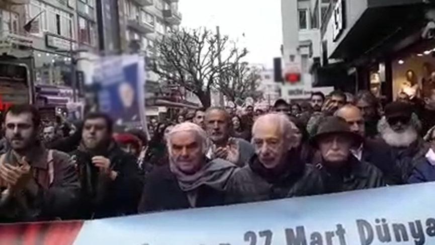 Dünya Tiyatro Günü yürüyüşü gerçekleşti