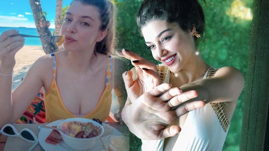 Hande Erçel ve Gamze Erçel Maldivler’de