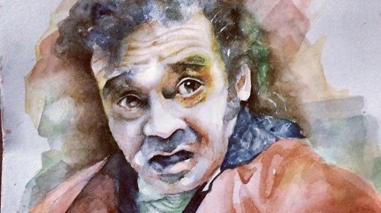 35 yıllık birikimini tuvale döktü