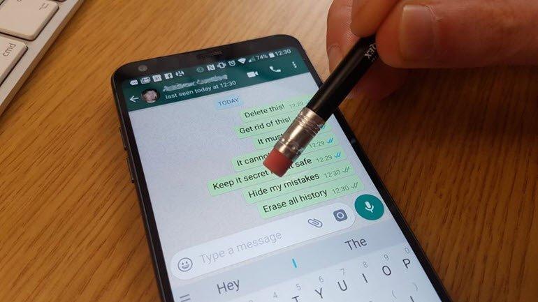 Android için WhatsApp yedeklerini silme