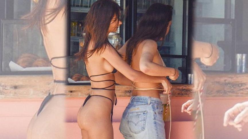 Emily Ratajkowski’nin arkadaşı fotoğrafı filtresiz paylaşınca tüm foyası ortaya çıktı