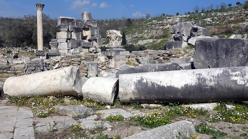 Roma İmparatoru’nun sütunları ayağa kaldırılcak