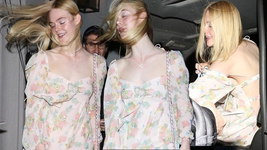 Elle Fanning doğum gününde rüzgarın azizliğine uğradı