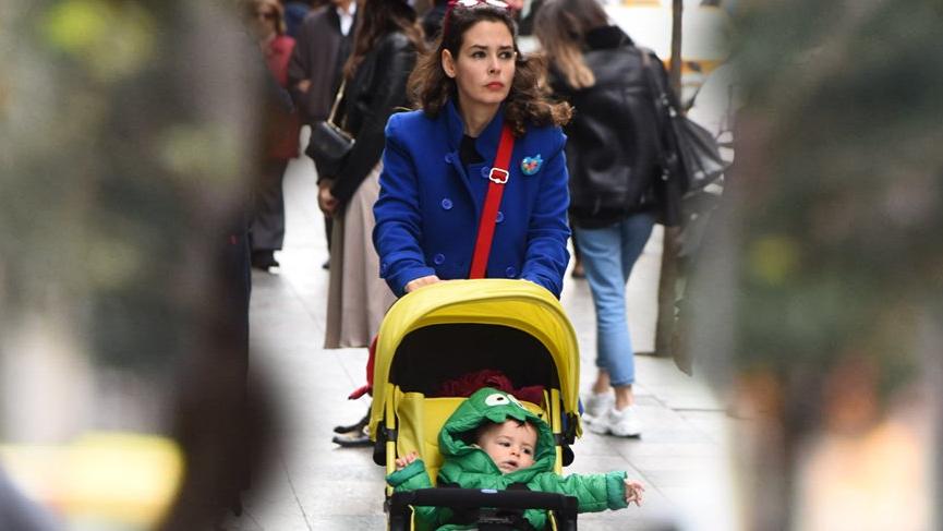 Pelin Batu bastonu attı