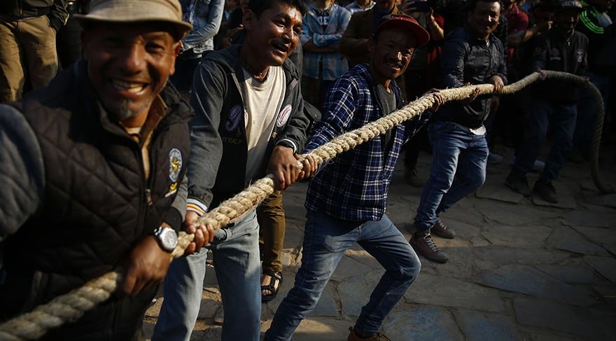 Nepal’in en eski festivali olan Biska festivali, 12. yüzyıldan bu yana kutlanıyor.