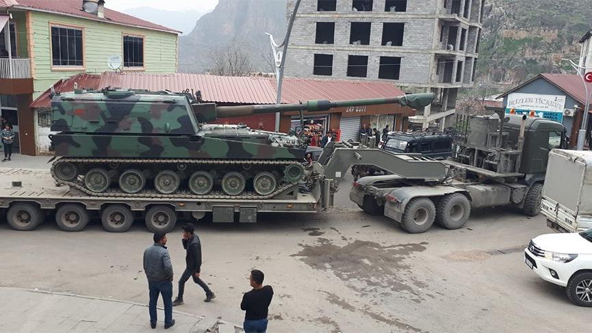 Irak sınırına obüs sevkiyatı