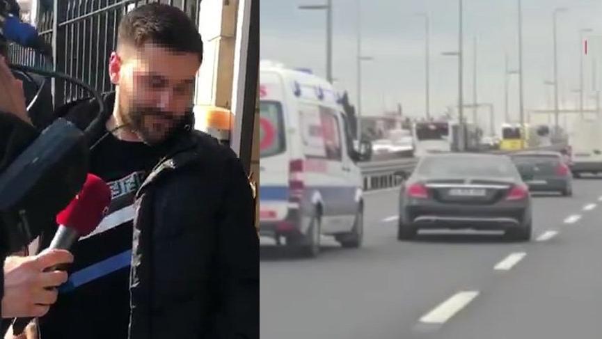 Ambulansı engelleyen magandanın 5 yıl hapsi istendi