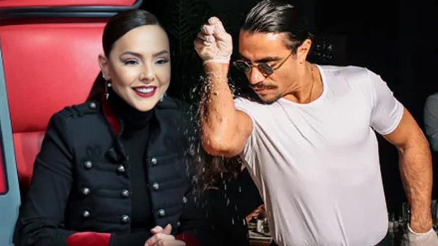 Ebru Gündeş’ten Nusret’e esprili gönderme