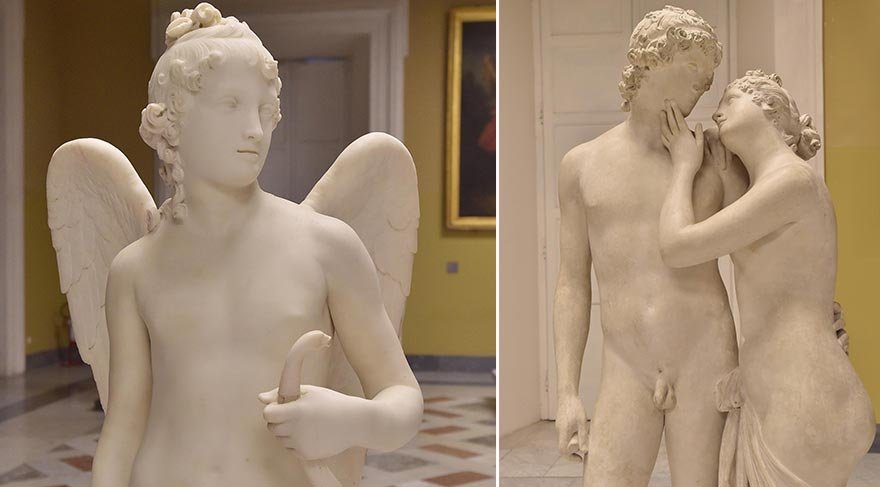 Fresklerin çoğu Pompeii’deki duvarlardan geliyor.
