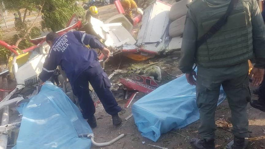 Venezuela’da polis helikopteri düştü! General ve pilot öldü