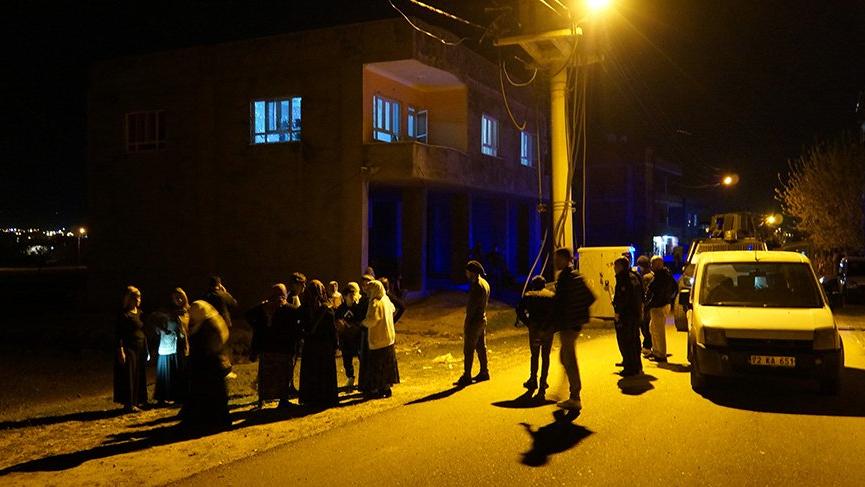 Batman’da bir ev kurşun yağmuruna tutuldu