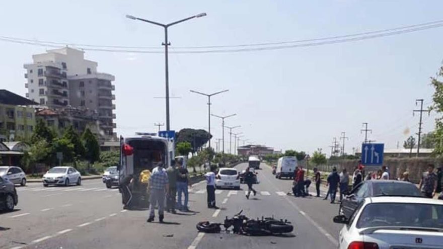 Genç kadın motosiklet kazasında hayatını kaybetti
