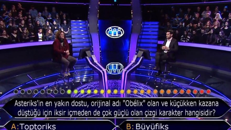 Asteriks’in en yakın dostu, orjinal adı Obelix olan ve küçükken kazana düştüğü için iksir içmeden de güçlü olan çizgi karakterin adı? Kim Milyoner Olmak İster sorusu cevabı…