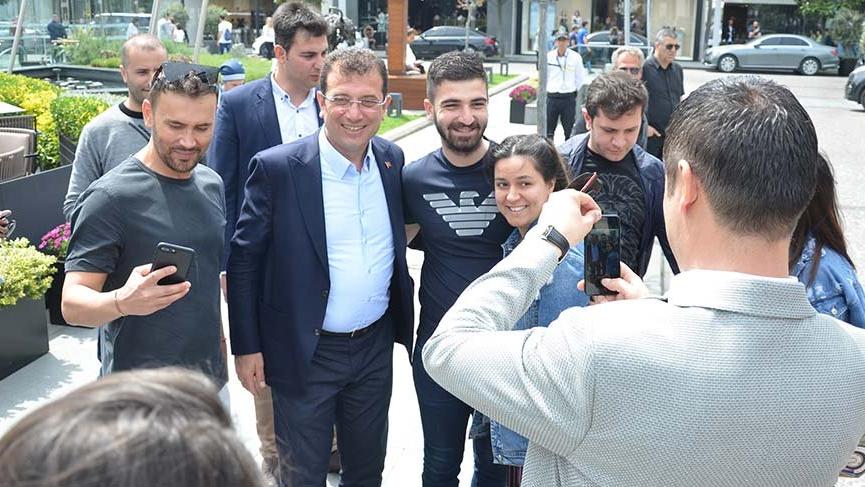 Ekrem İmamoğlu ve Dilek İmamoğlu alışveriş turunda