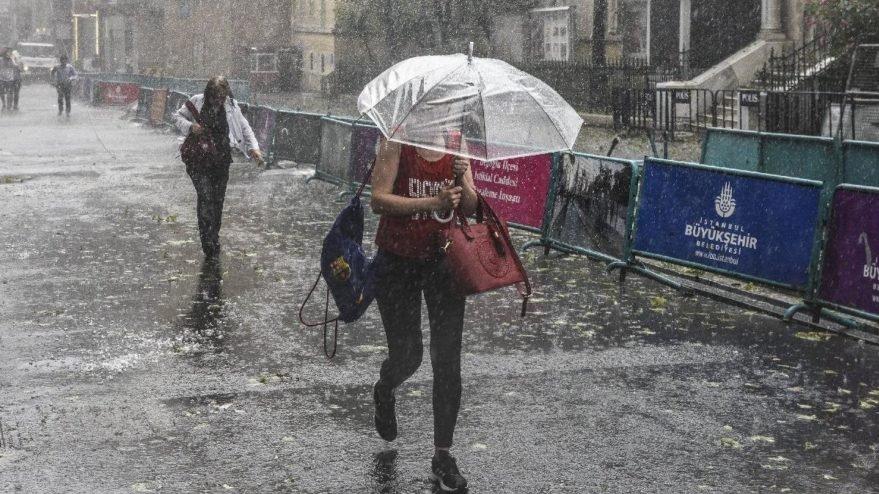 Meteoroloji sağanak yağış için uyarısı