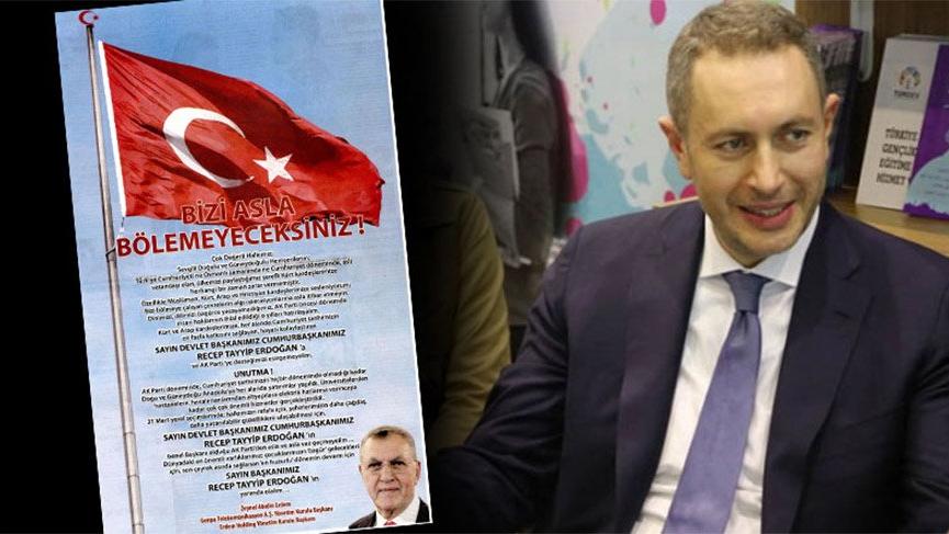 İş insanı Zeynel Abidin Erdem’in yeğenine FETÖ üyeliğinden 5 yıl 10 ay hapis cezası