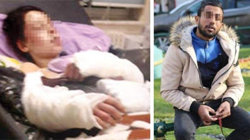 Hamileyken kürekle döven kocasından şikayetçi olmadı
