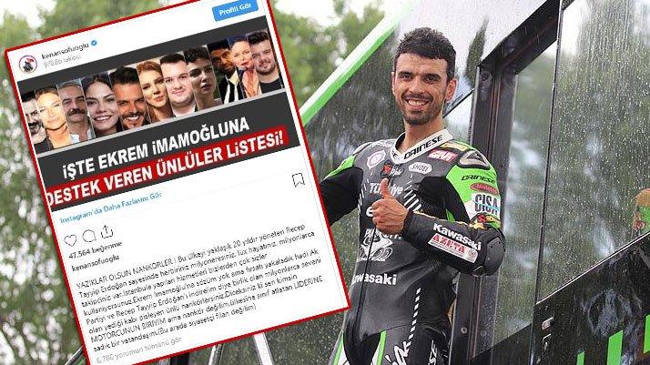 Sofuoğlu’ndan İmamoğlu’nu destekleyen sanatçılara ağır sözler