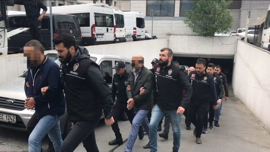 ‘Sarallar suç örgütü’ üyeleri adliyeye gönderildi