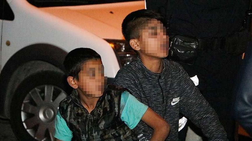 8 ve 13 yaşındaki iki kardeş otomobili çaldı
