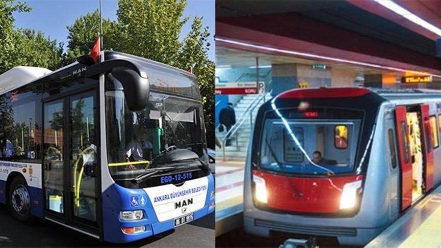 Ankara’da ulaşım bayramlarda ücretsiz olacak!
