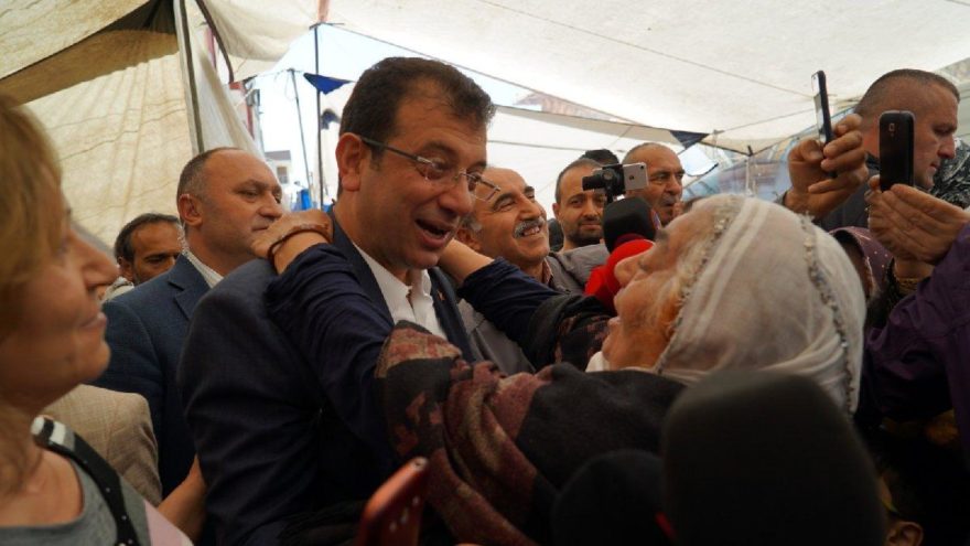 Pendik’te İmamoğlu izdihamı