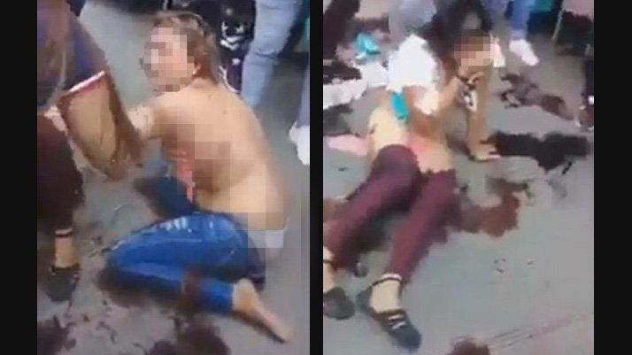 Dükkân ‘farelerini’ çırılçıplak soyup dövdüler
