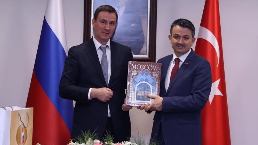 Bakan Pakdemirli, Rus mevkidaşı Patrushev ile görüştü