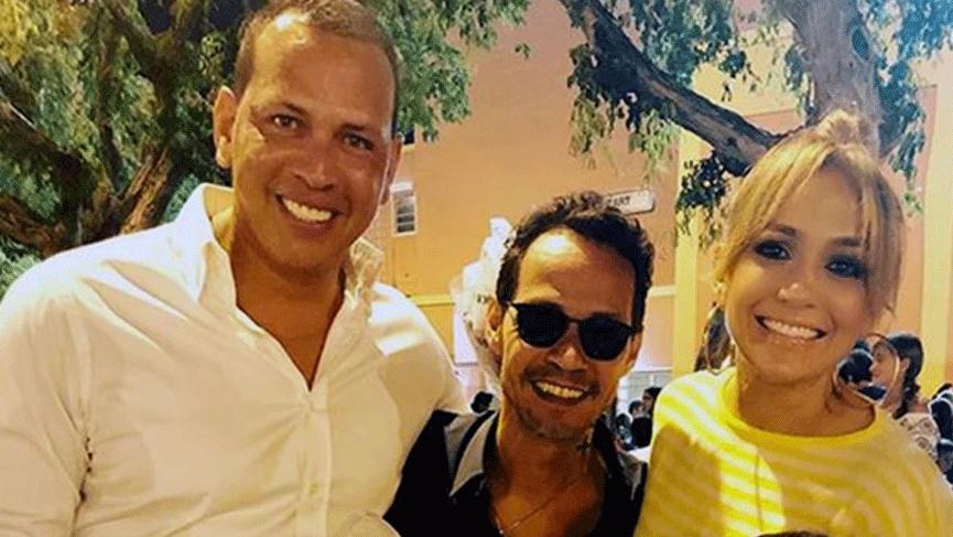 Jennifer Lopez, Alex Rodriguez ve Marc Anthony çocuklarının etkinliğine katıldı