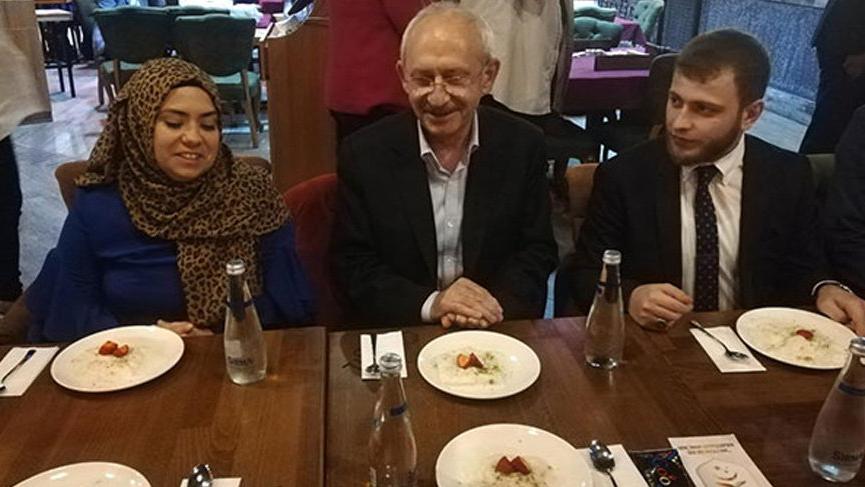 Kılıçdaroğlu, imam hatipliler ile iftar yaptı